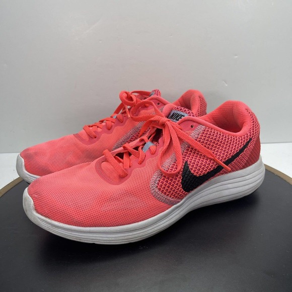 Nike Womens Revolution 3 Running Sneakers Shoes Pink Low Top Sz 9.5 Barbiecore - Picture 7 of 15
